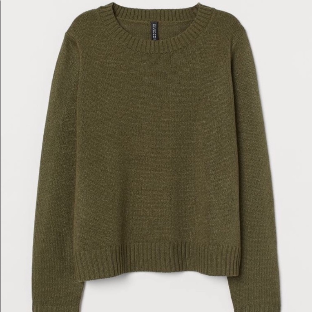 Divided | Green Sweater